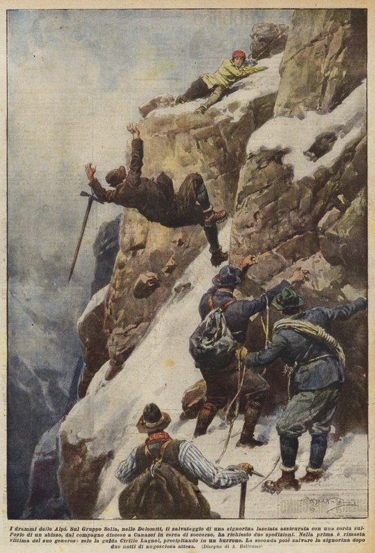 Alplerin trajedileri by Achille Beltrame