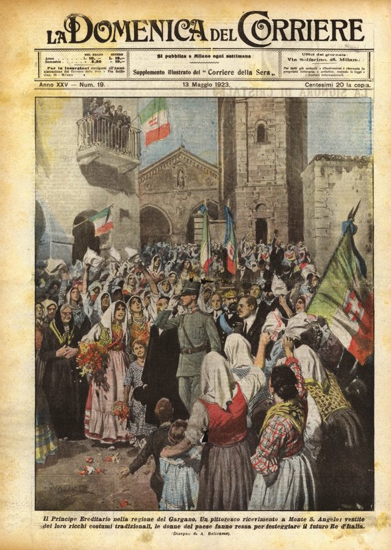 Gargano bölgesindeki Kalıtsal Prens by Achille Beltrame