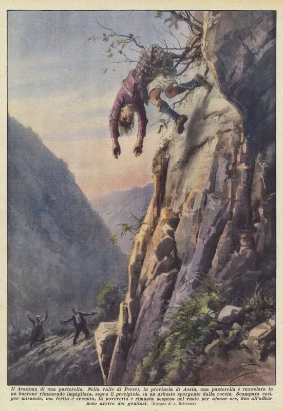 Bir çobanın dramı by Achille Beltrame