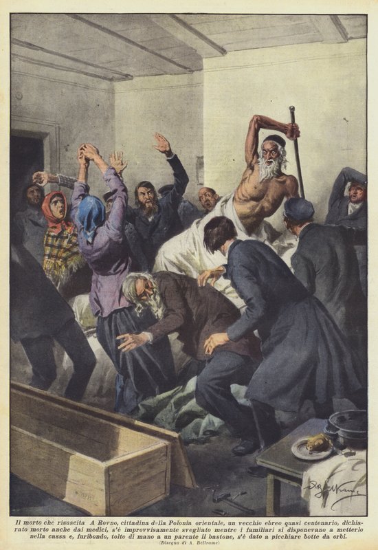 Dirilen ölü adam by Achille Beltrame