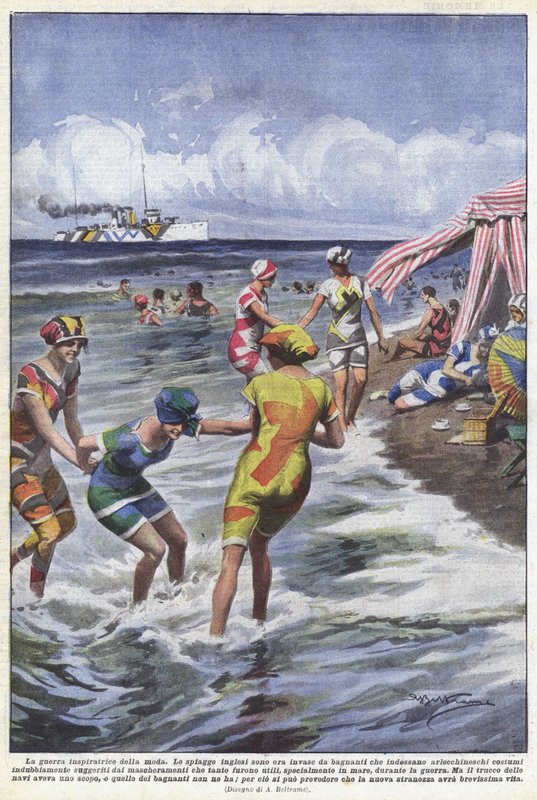 Modanın ilham veren savaşı by Achille Beltrame