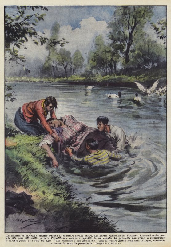 Anne tehlikede! by Achille Beltrame