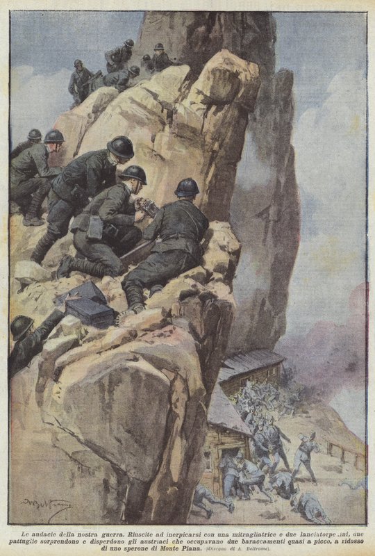 Savaşımızın cüretkarlığı by Achille Beltrame