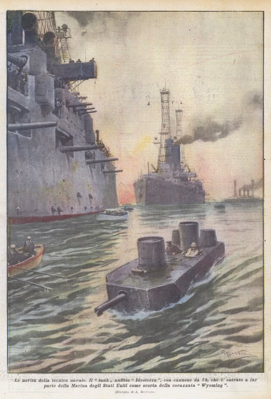 Deniz tekniğinin yenilikleri by Achille Beltrame