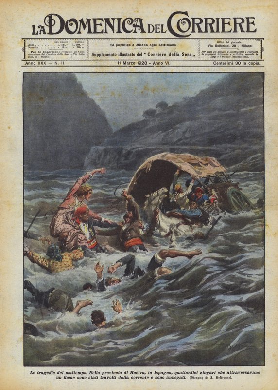Kötü havanın trajedileri by Achille Beltrame