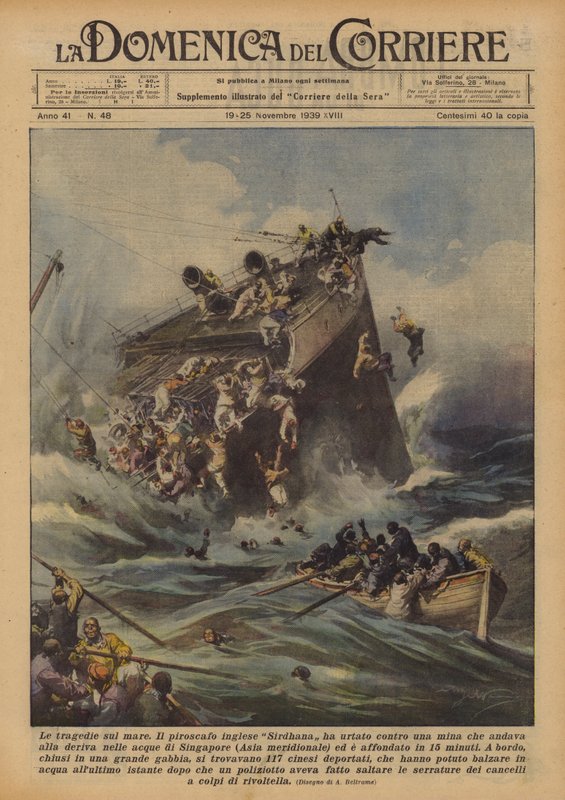 Denizdeki trajediler by Achille Beltrame