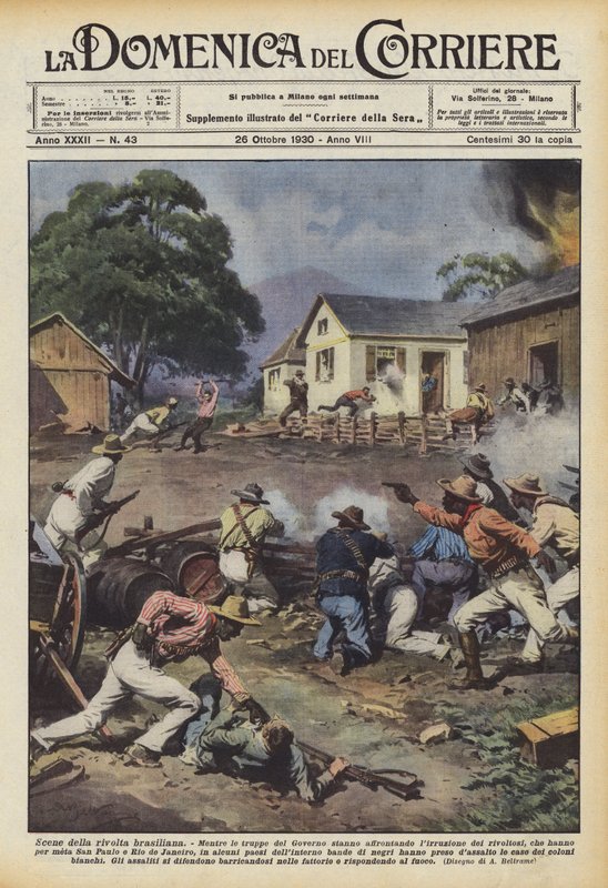 Brezilya ayaklanmasından sahneler by Achille Beltrame