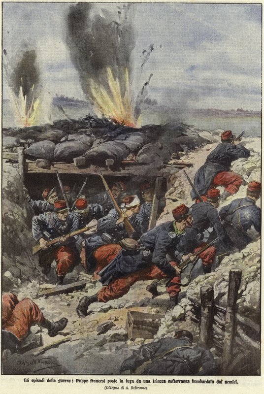 Savaşın olayları by Achille Beltrame
