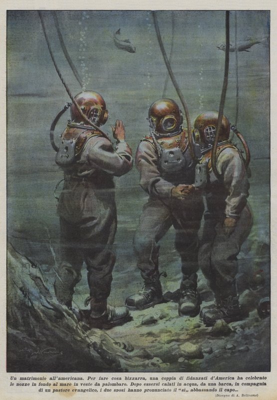 bir amerikan düğünü by Achille Beltrame