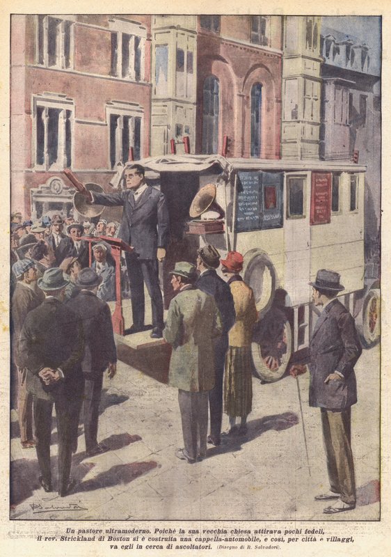 Ultra modern bir çoban by Achille Beltrame