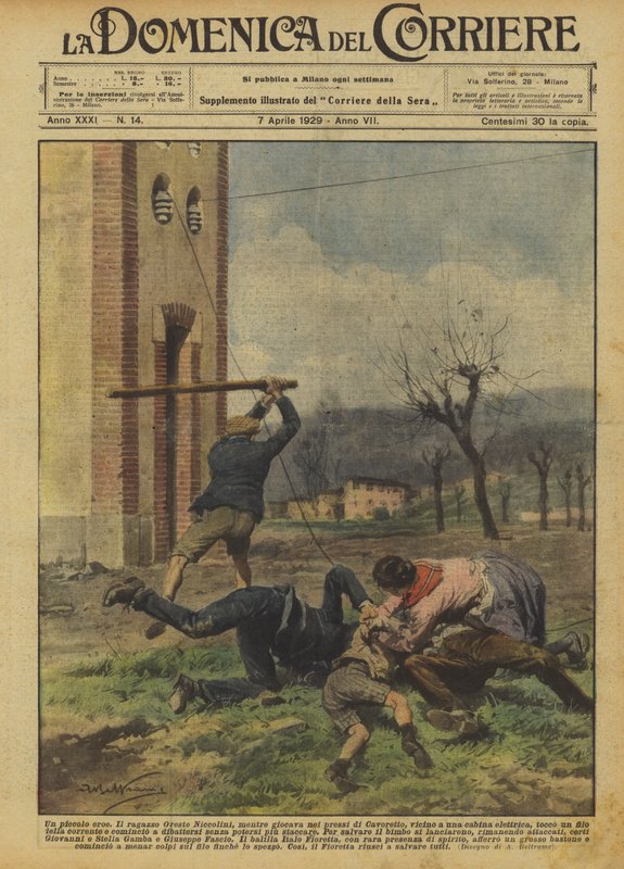 küçük bir kahraman by Achille Beltrame