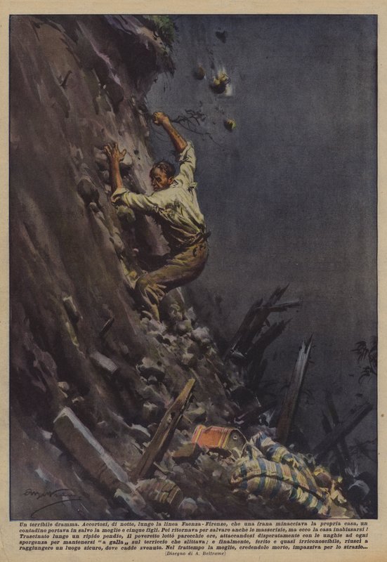 korkunç bir dram by Achille Beltrame
