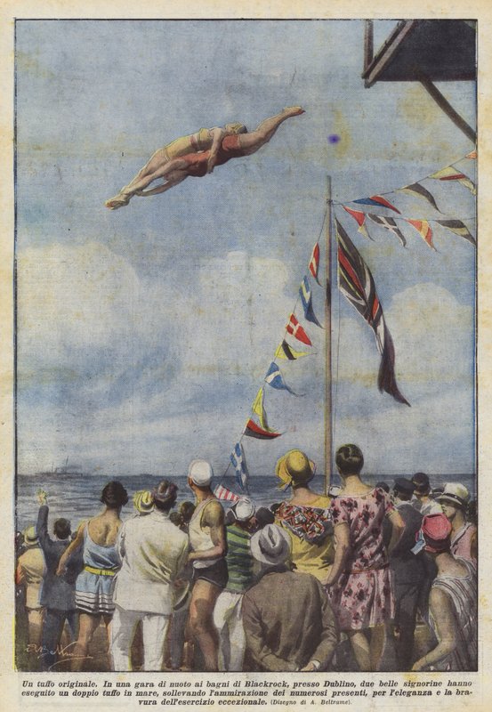 Orijinal bir dalış by Achille Beltrame