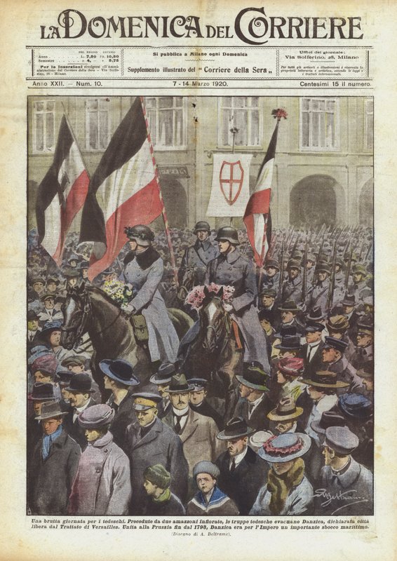 Almanlar için kötü bir gün by Achille Beltrame