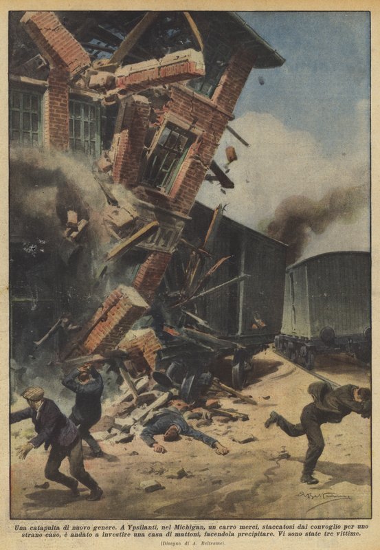 Yeni bir tür mancınık by Achille Beltrame