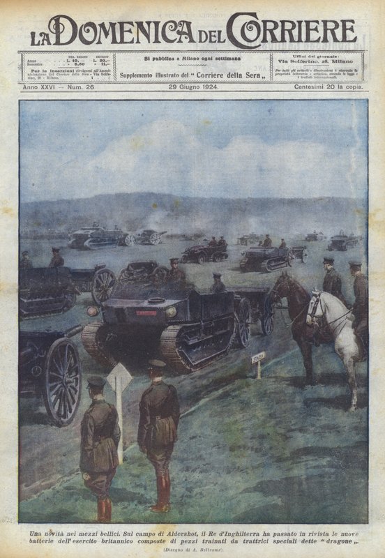 Savaş araçlarında bir yenilik by Achille Beltrame