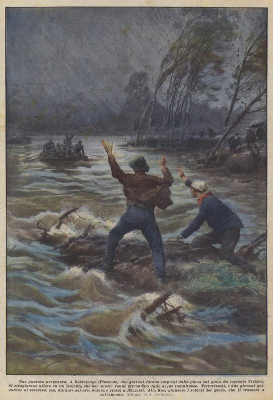 Korkunç bir macera by Achille Beltrame
