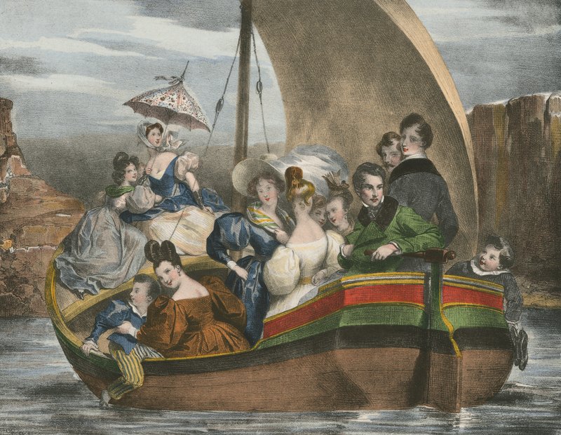 Suda yürümek, Suda havalandırmak by Achille Devéria