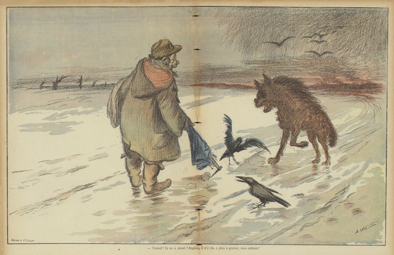 Le Rire için İllüstrasyon by Adolphe Leon Willette