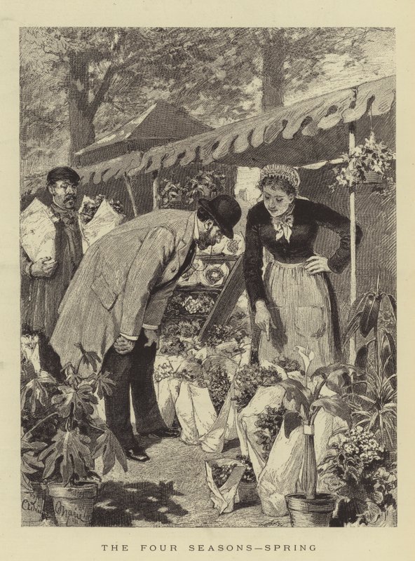 Dört Mevsim, Bahar by Adrien Emmanuel Marie