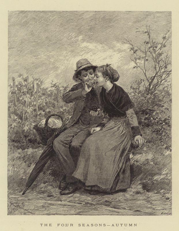 Dört Mevsim, Sonbahar by Adrien Emmanuel Marie