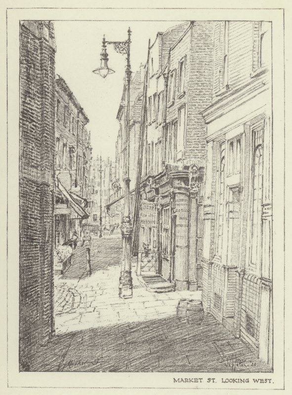 Market Street, Batıya bakıyor by Alan Stapleton