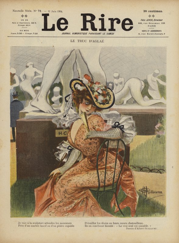 Le Rire için İllüstrasyon by Albert Guillaume
