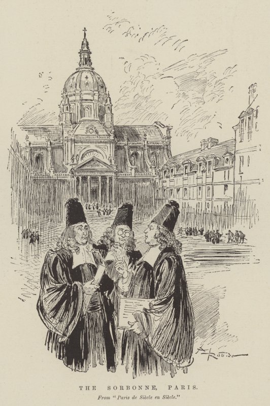 Sorbonne, Paris by Albert Robida