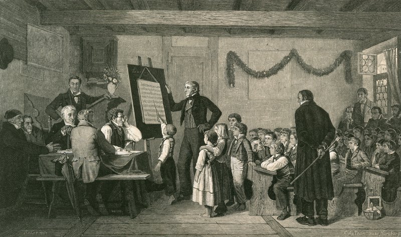 Köy Okulu Sınavı by Albert Anker