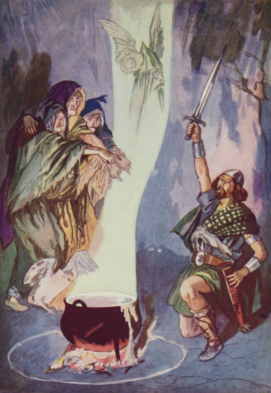 Shakespeare: Macbeth (renkli lito) by Albert Edward Jackson