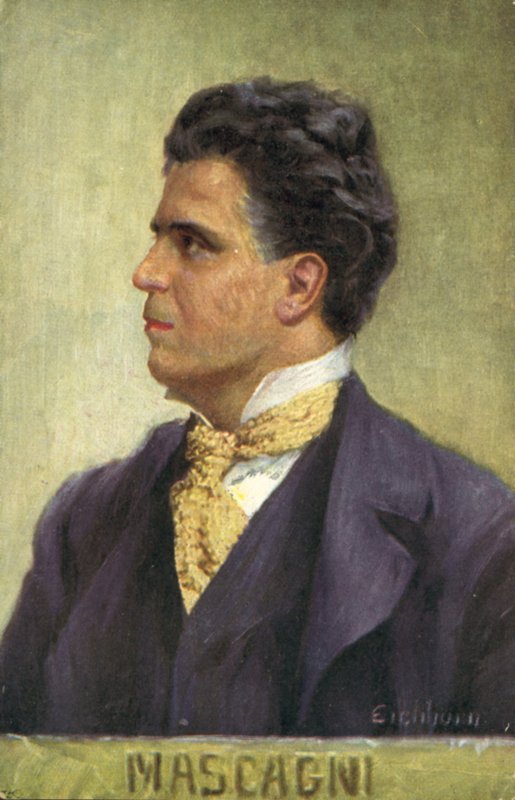 Pietro Mascagni by Albert Eichhorn