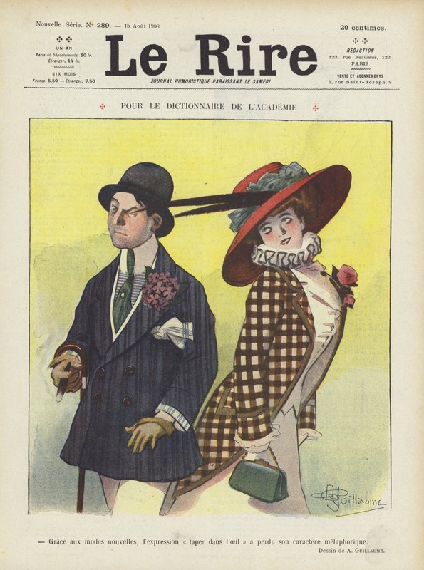 Le Rire için İllüstrasyon by Albert Guillaume