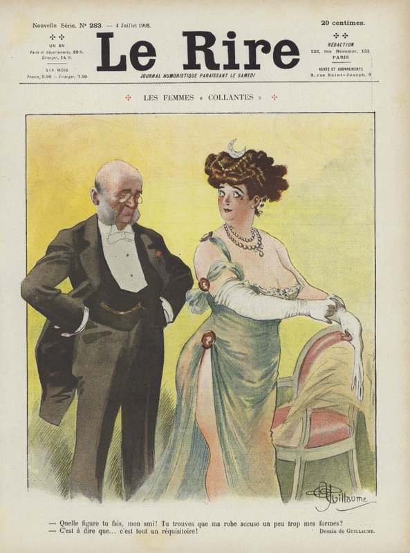 Le Rire için İllüstrasyon by Albert Guillaume