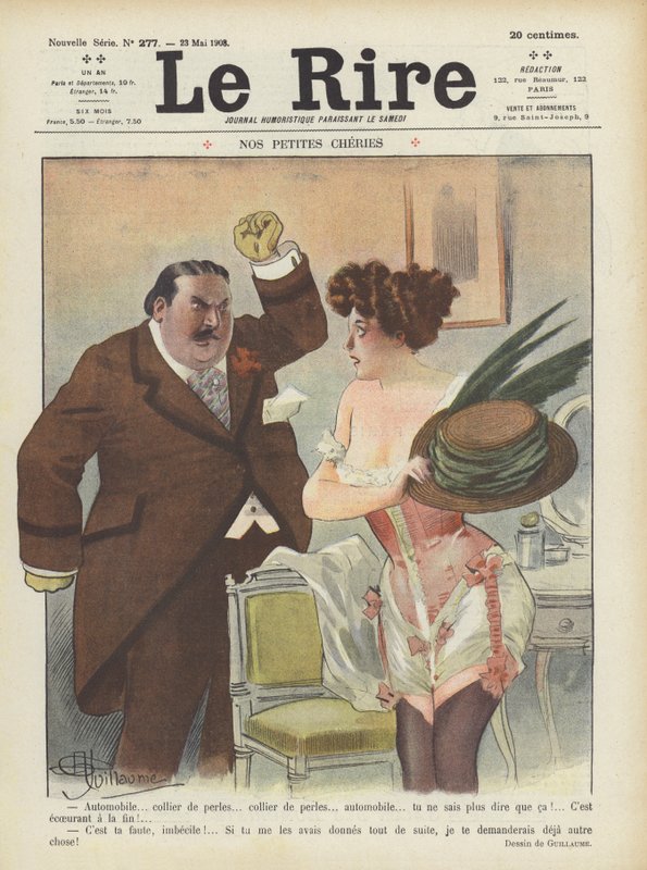 Le Rire için İllüstrasyon by Albert Guillaume
