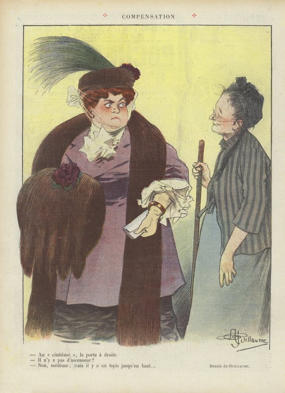 Le Rire için İllüstrasyon by Albert Guillaume