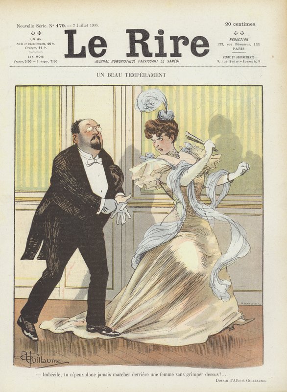 Le Rire için İllüstrasyon by Albert Guillaume