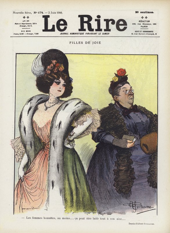 Le Rire için İllüstrasyon by Albert Guillaume