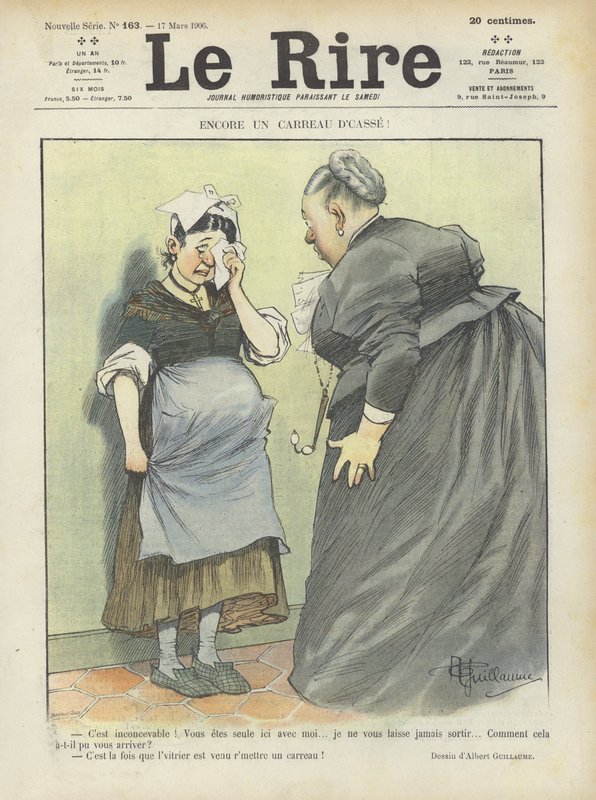 Le Rire için İllüstrasyon by Albert Guillaume