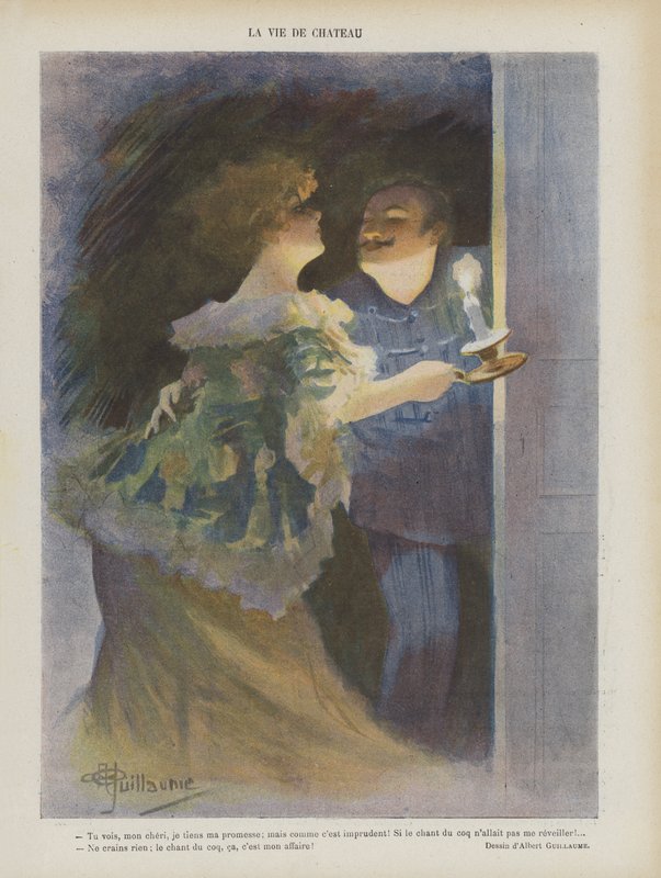 Le Rire için İllüstrasyon by Albert Guillaume