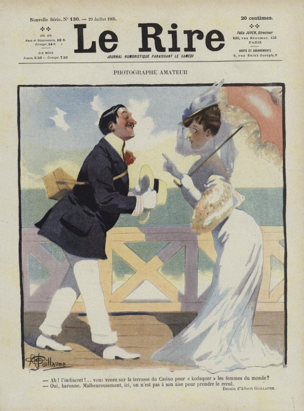 Le Rire için İllüstrasyon by Albert Guillaume