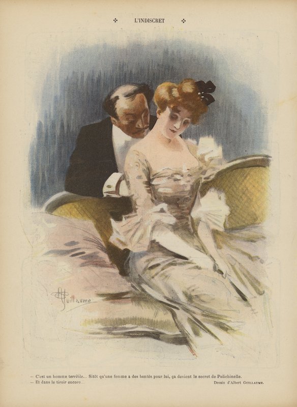 Le Rire için İllüstrasyon by Albert Guillaume