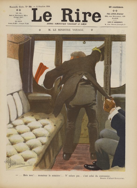 Le Rire için İllüstrasyon by Albert Guillaume