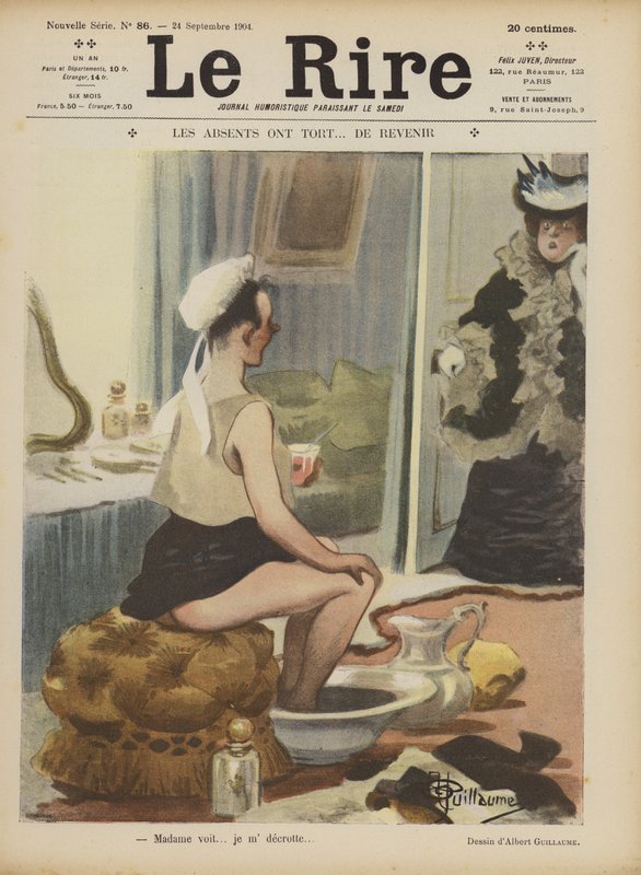 Le Rire için İllüstrasyon by Albert Guillaume