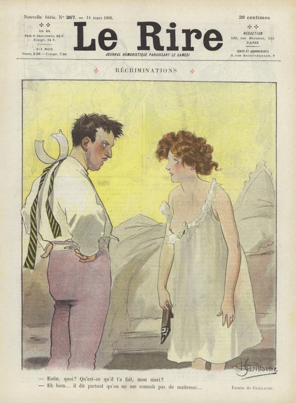 İşe alımlar. Le Rire için İllüstrasyon by Albert Guillaume