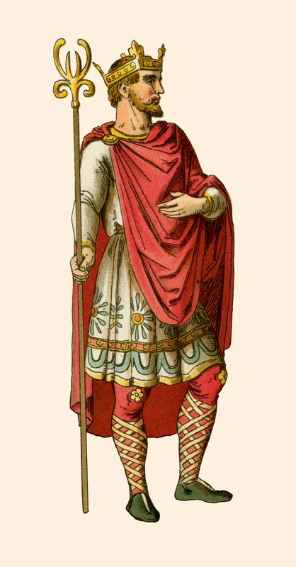 Anglo Sakson Kralı by Albert Kretschmer