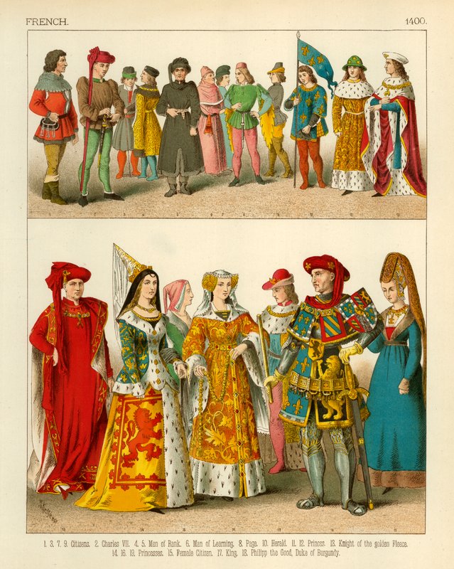 Fransız Kostümü 1400 by Albert Kretschmer