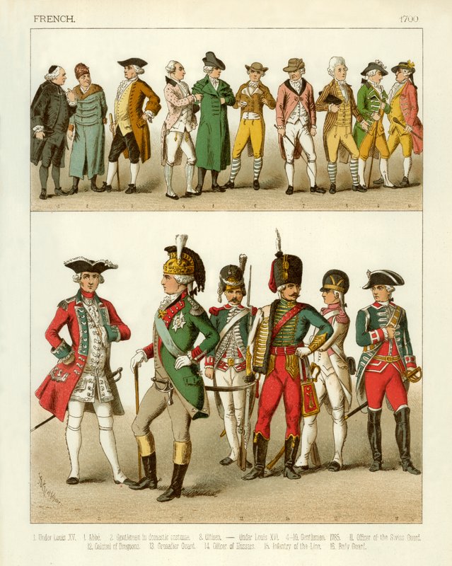 Fransız Kostümü 1700 by Albert Kretschmer