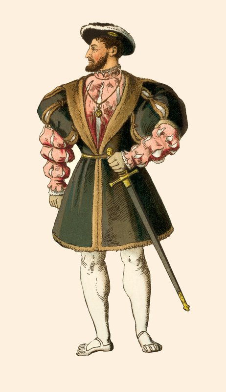 Fransa Kralı I. Francis, 1547 by Albert Kretschmer