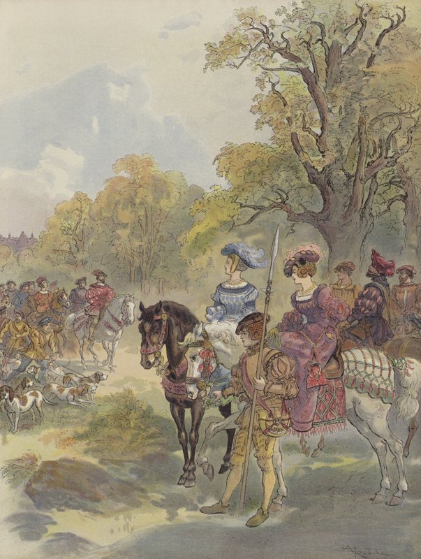 Kraliyet avı by Albert Robida