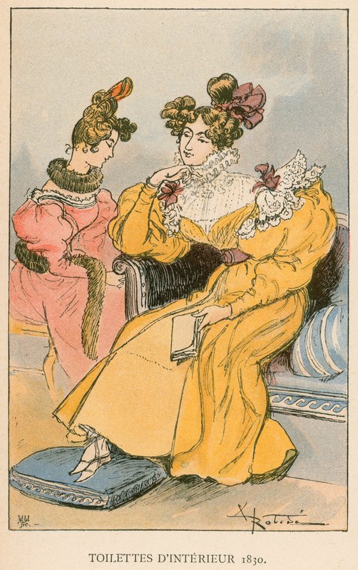 İç Tuvaletler 1830 by Albert Robida